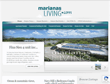Tablet Screenshot of marianasliving.com